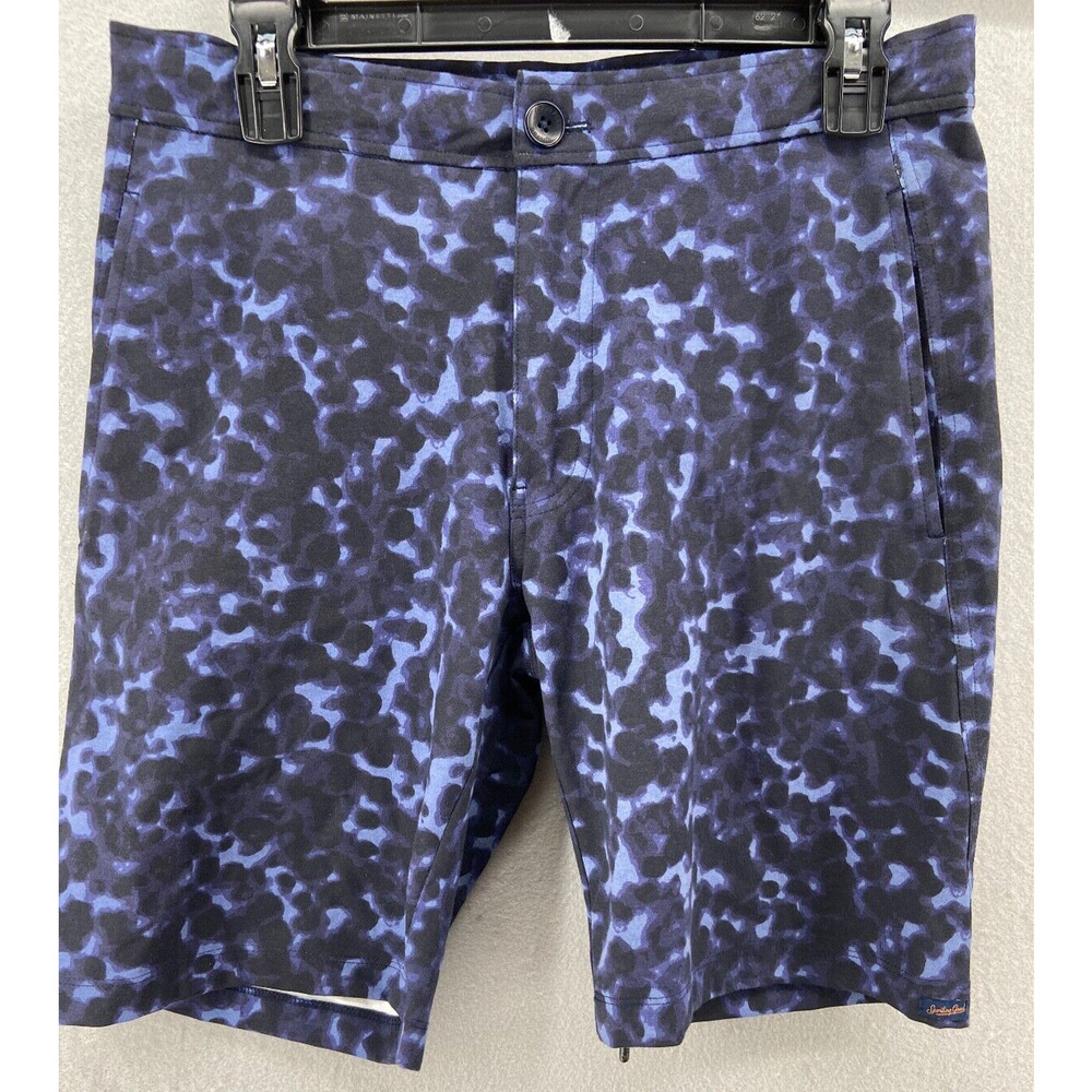 Goodman Brand‎ Shorts Mens Sz Small Tullum Short Animal Print Blue Black NWOT